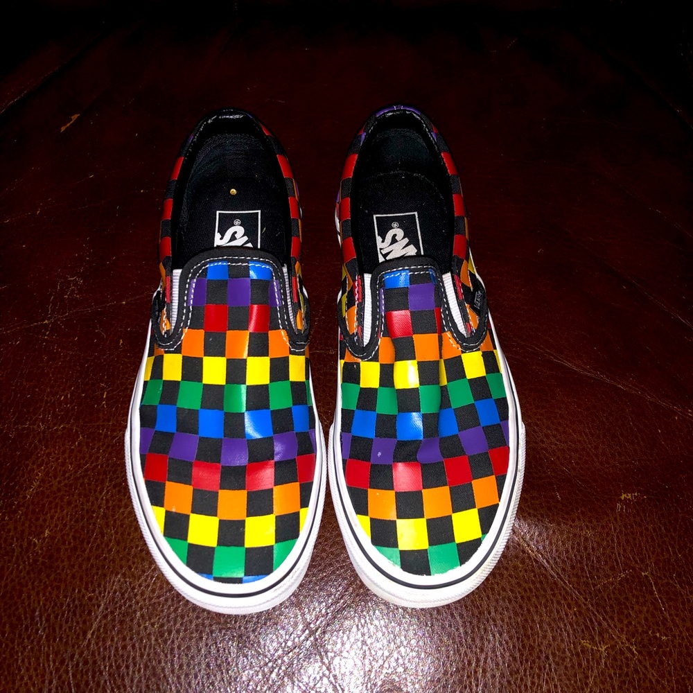 Rainbow VANS Women 6.5